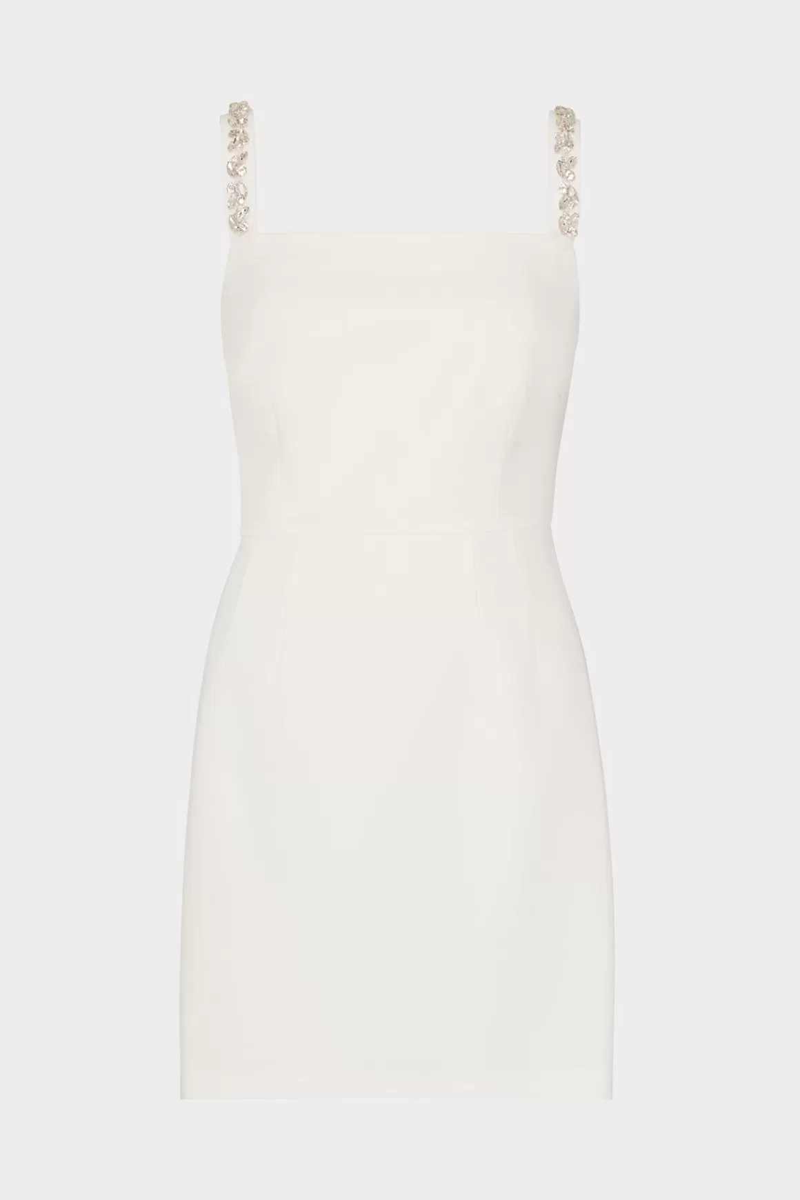 MILLY White Dresses-Adella Cady Mini Dress Ecru