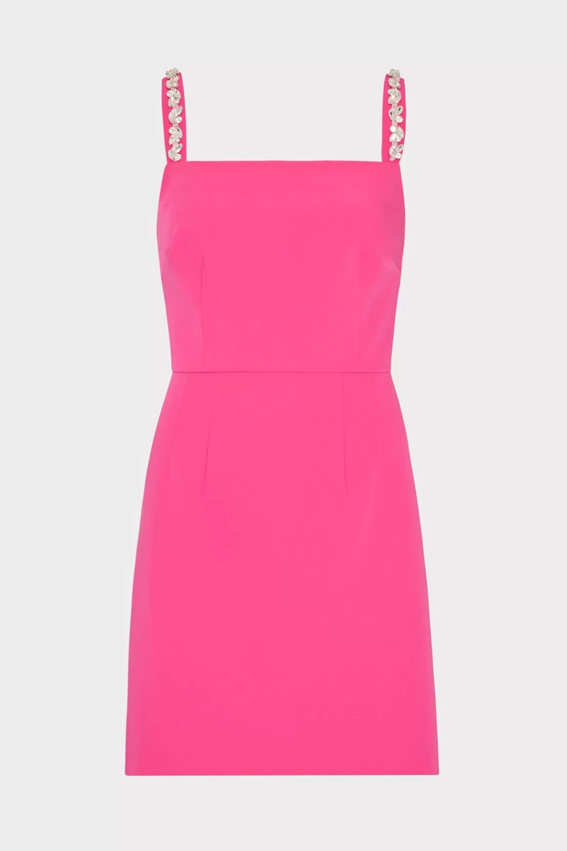 MILLY Mini Dresses-Adella Cady Mini Dress Pink