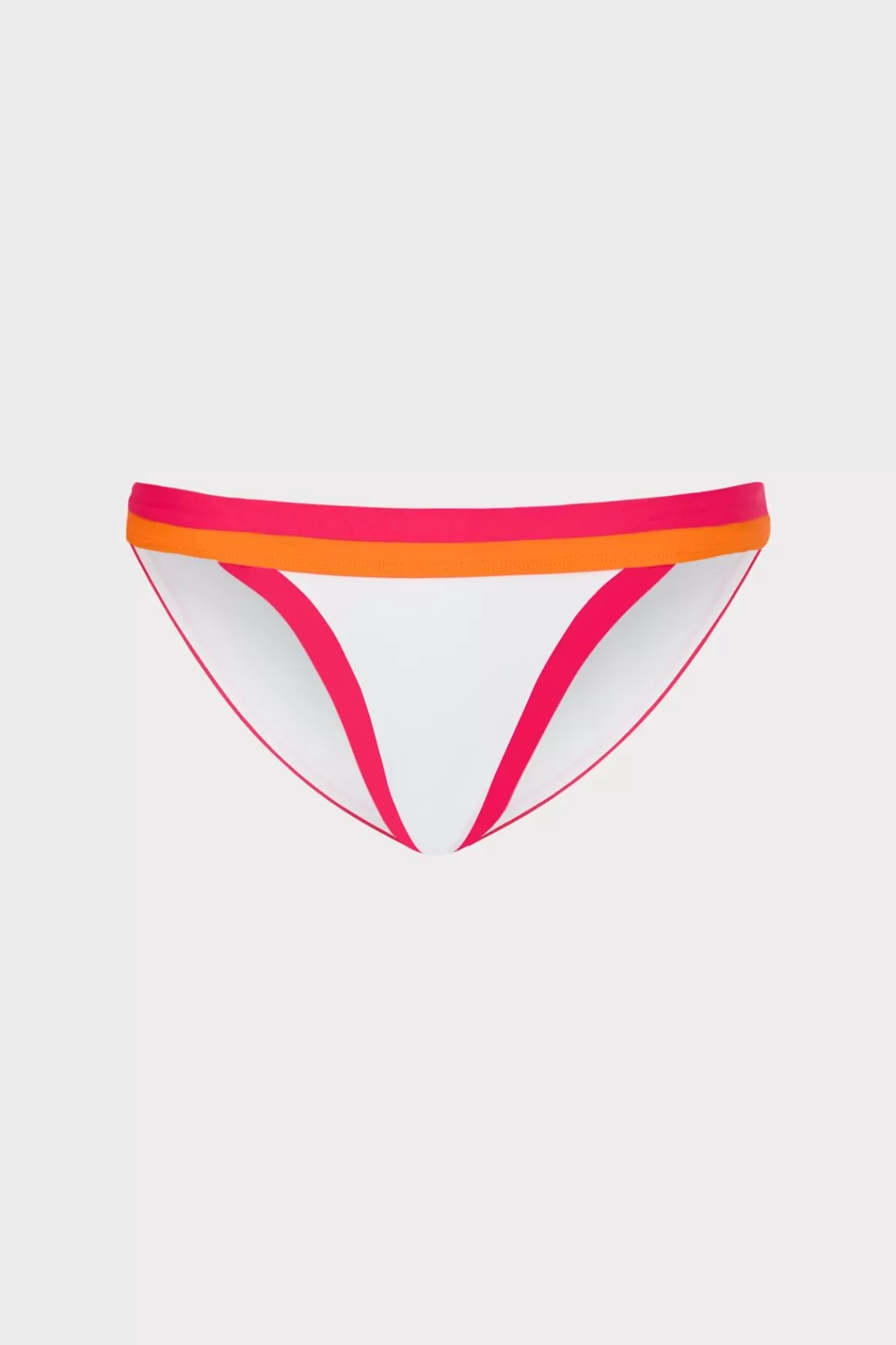MILLY Jumpsuits & Rompers-Amalfi Color Block Bikini Bottom Pink Multi