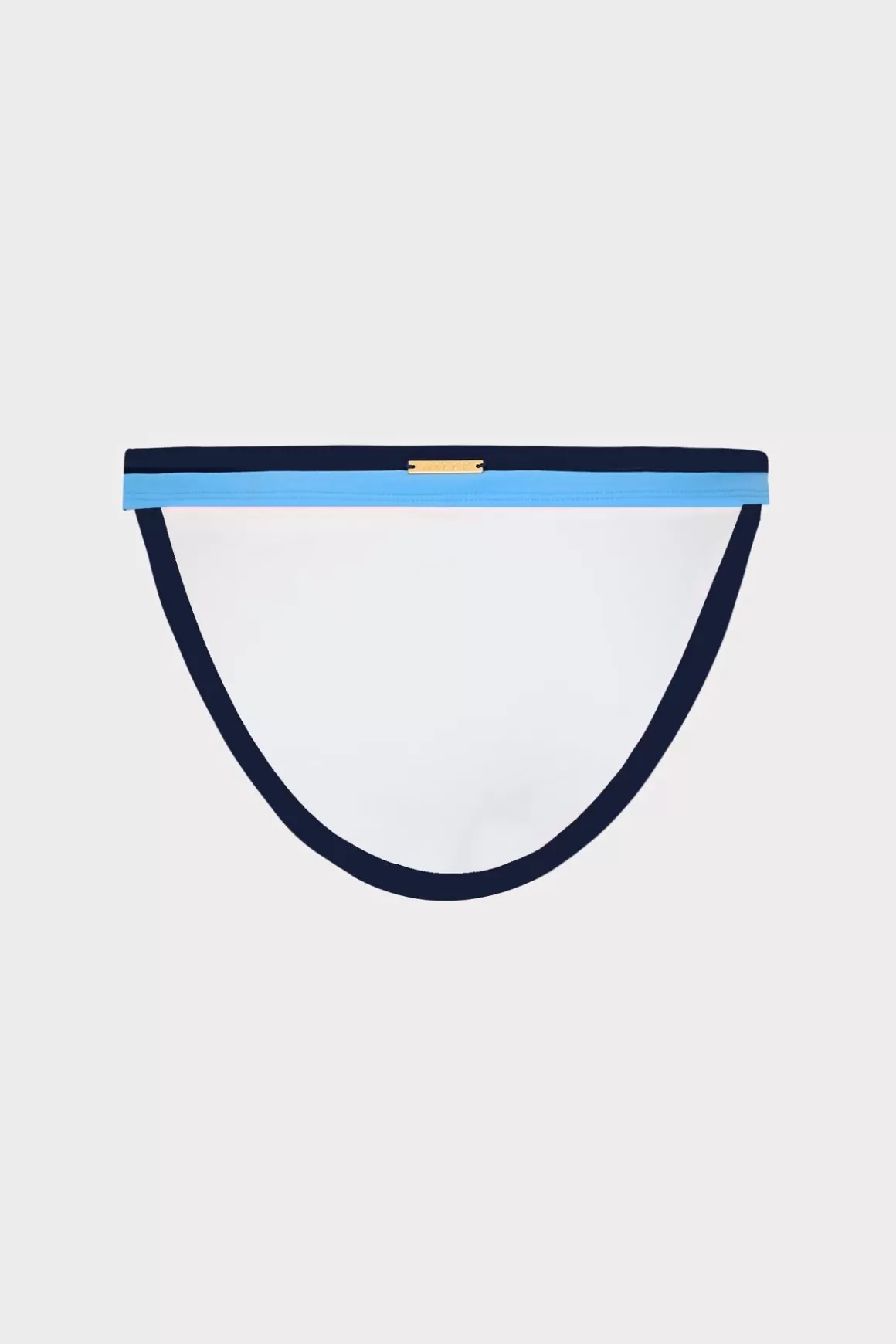 MILLY Bikinis-Amalfi Color Block Bikini Bottom Navy Multi