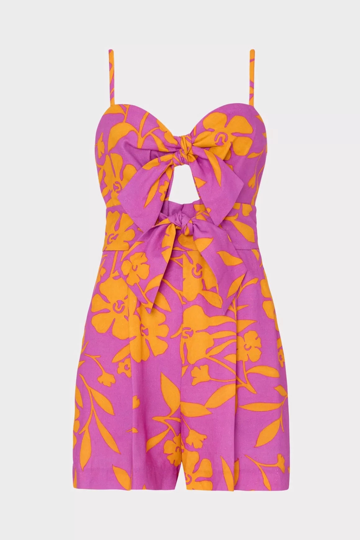 MILLY Cover-Ups-Anya Marigold Aroma Romper Multi