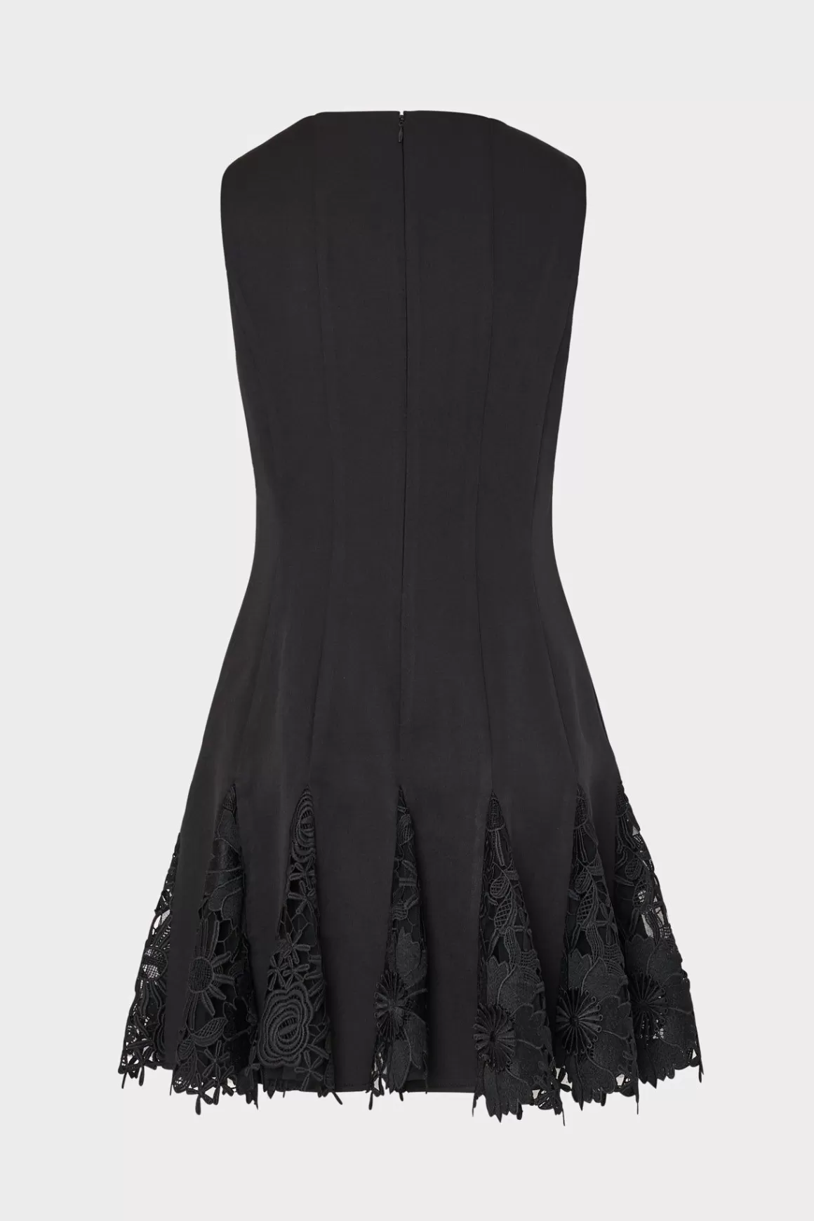 MILLY Little Black Dresses-Ariel Cady 3D Lace Combo Dress Black