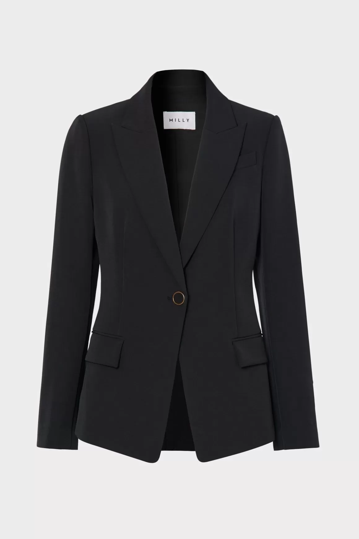 MILLY Coats & Jackets-Avery Cady Blazer Black