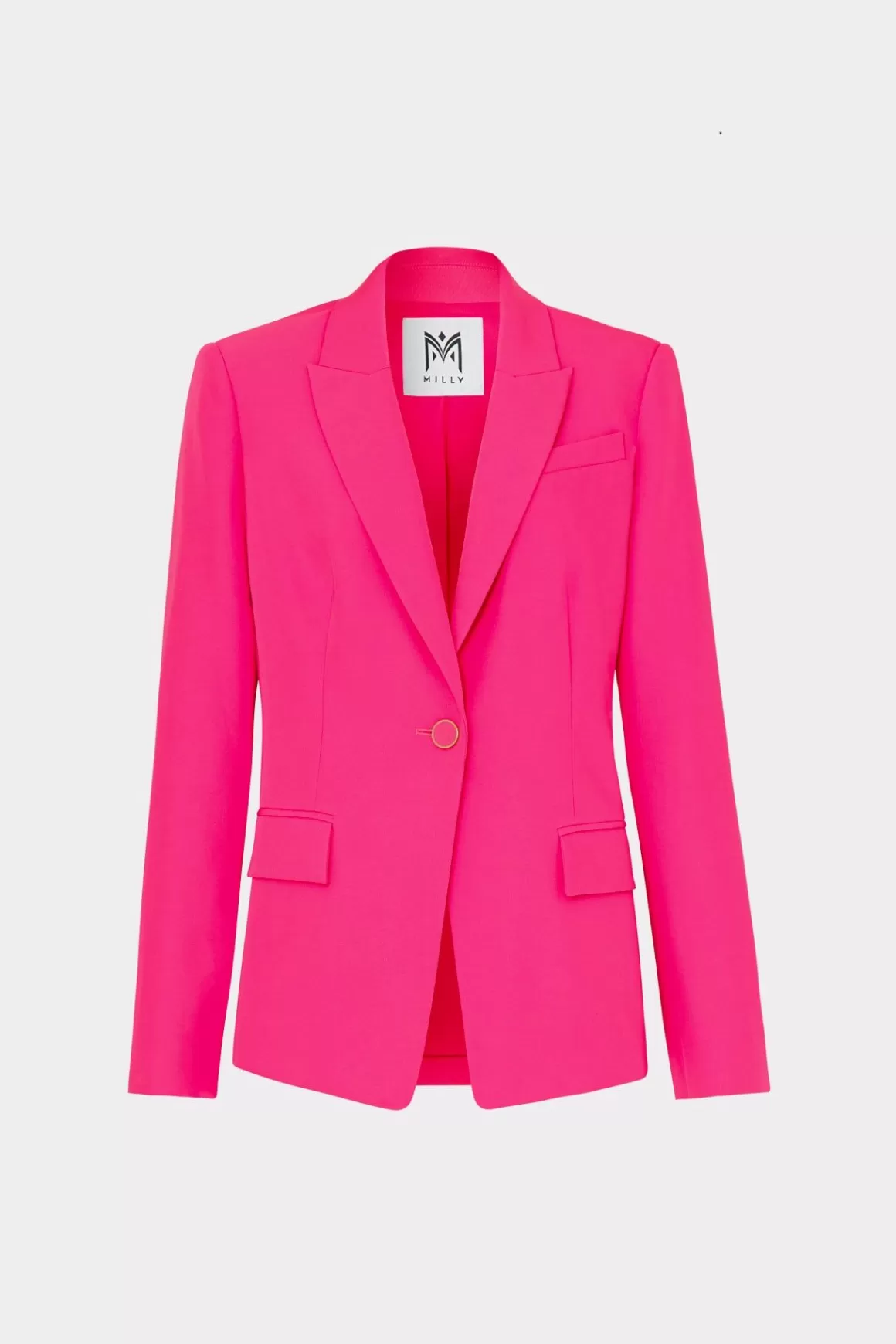 MILLY Jumpsuits & Rompers-Avery Cady Blazer Milly Pink