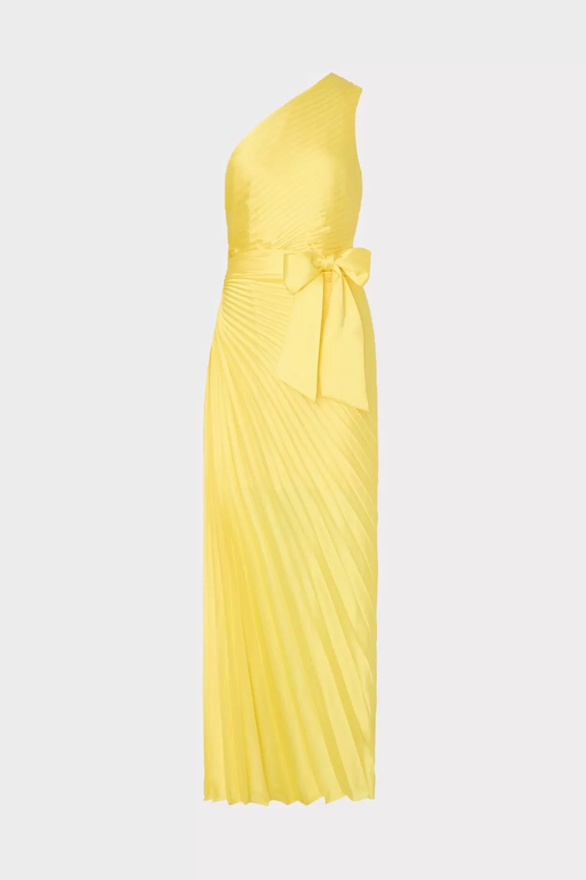 MILLY Maxi Dresses-Estelle Satin Dress Yellow