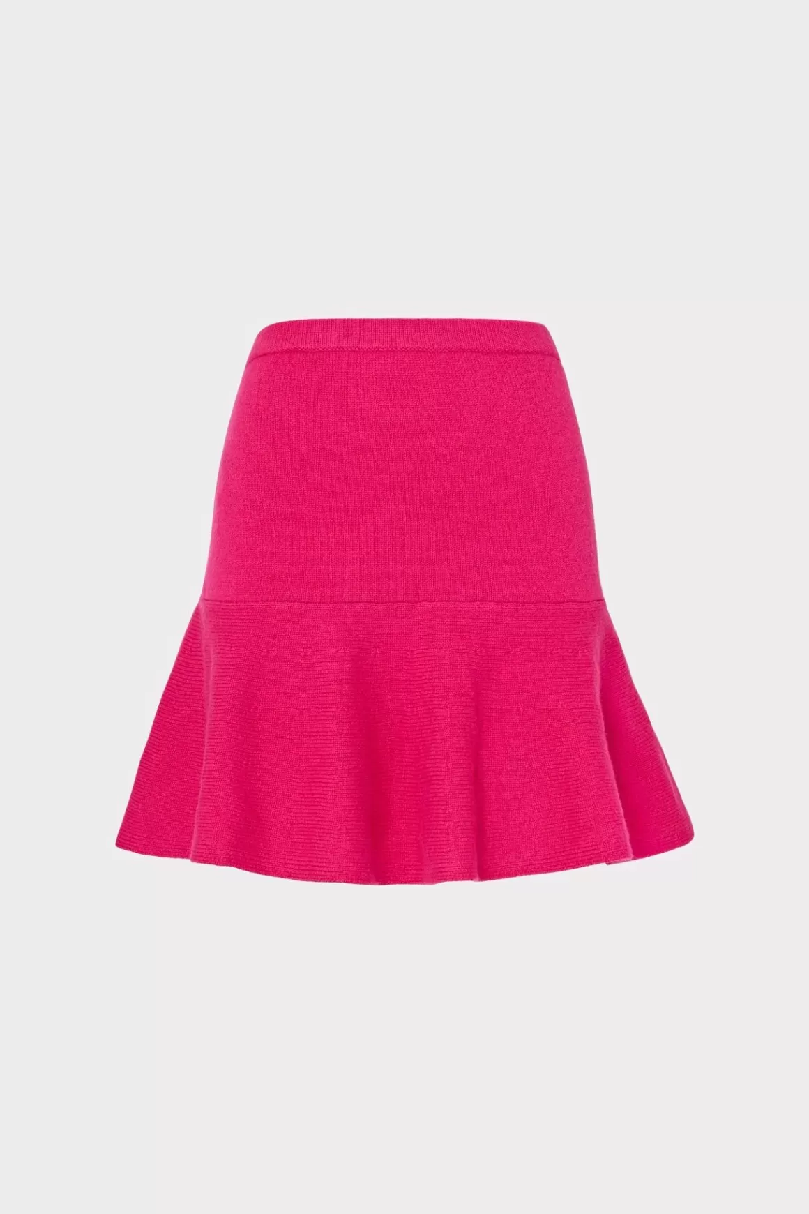 MILLY Sweaters & Knits-Flare Knit Skirt Fuchsia