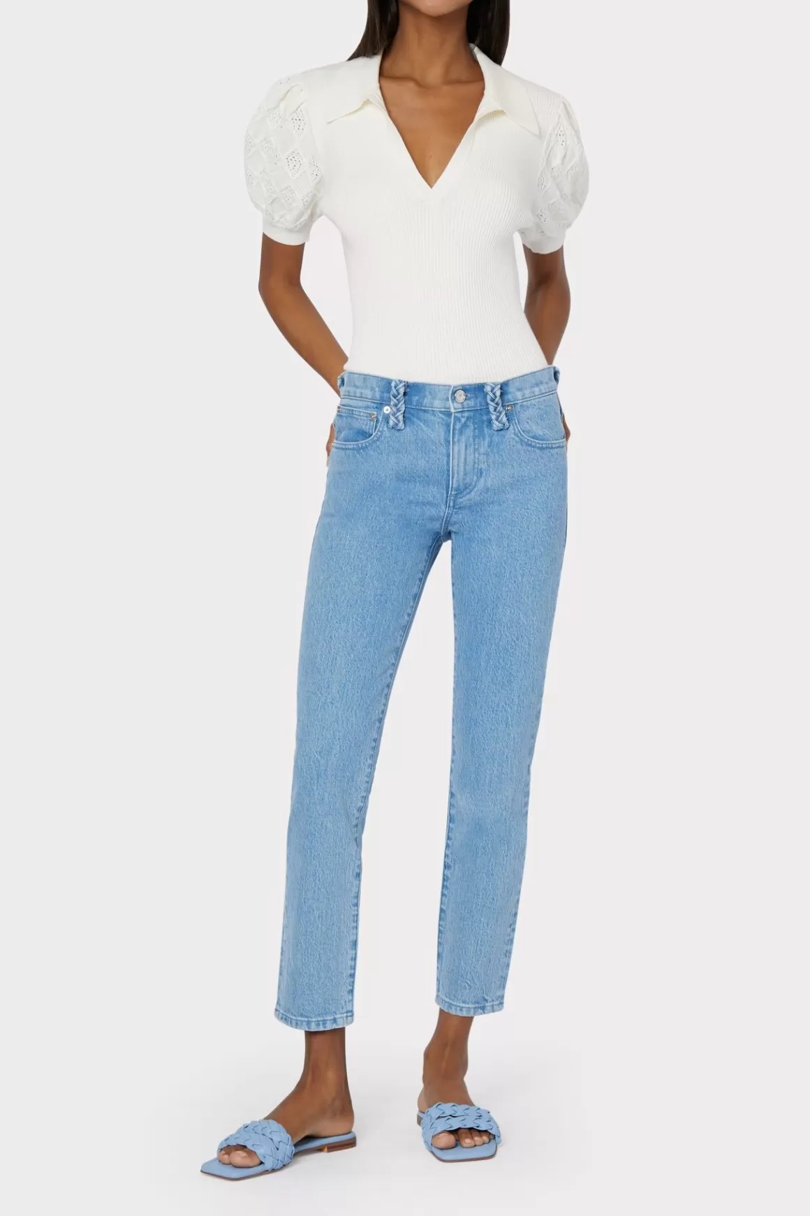 MILLY Denim-Gale Skinny Jeans Denim