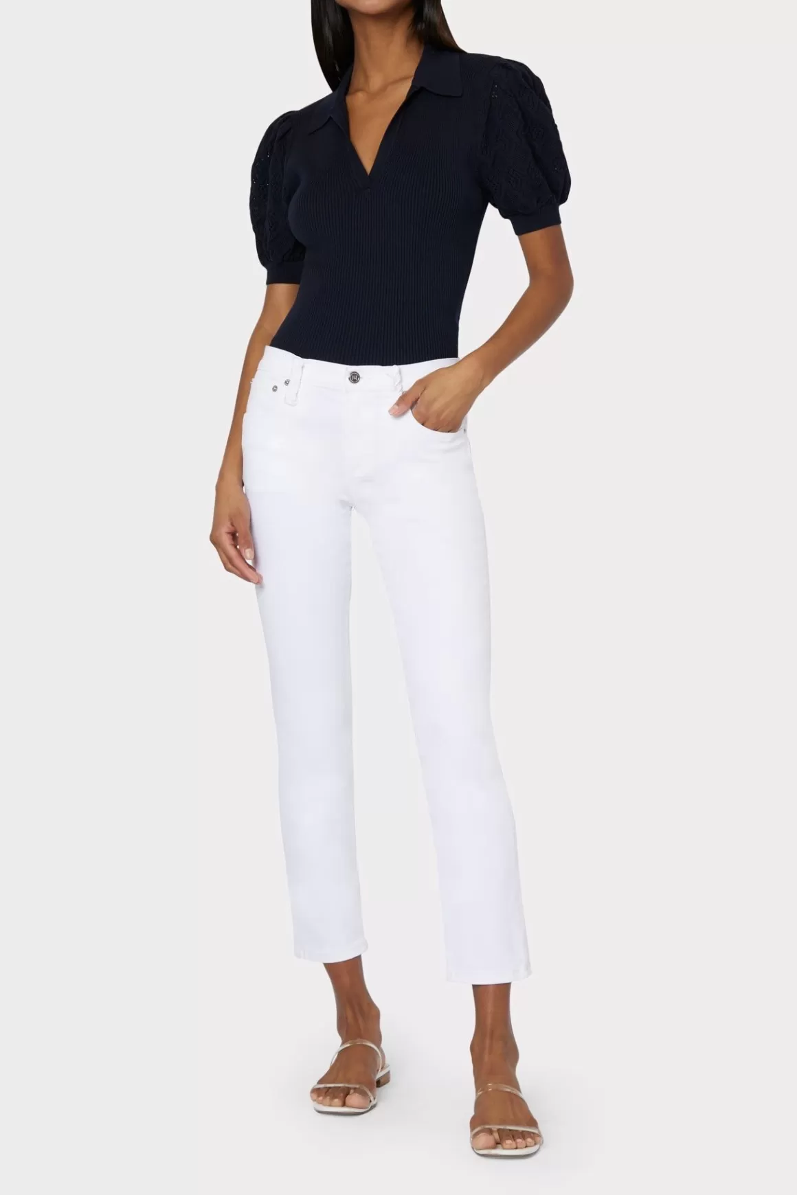 MILLY Pants-Gale Skinny Jeans White