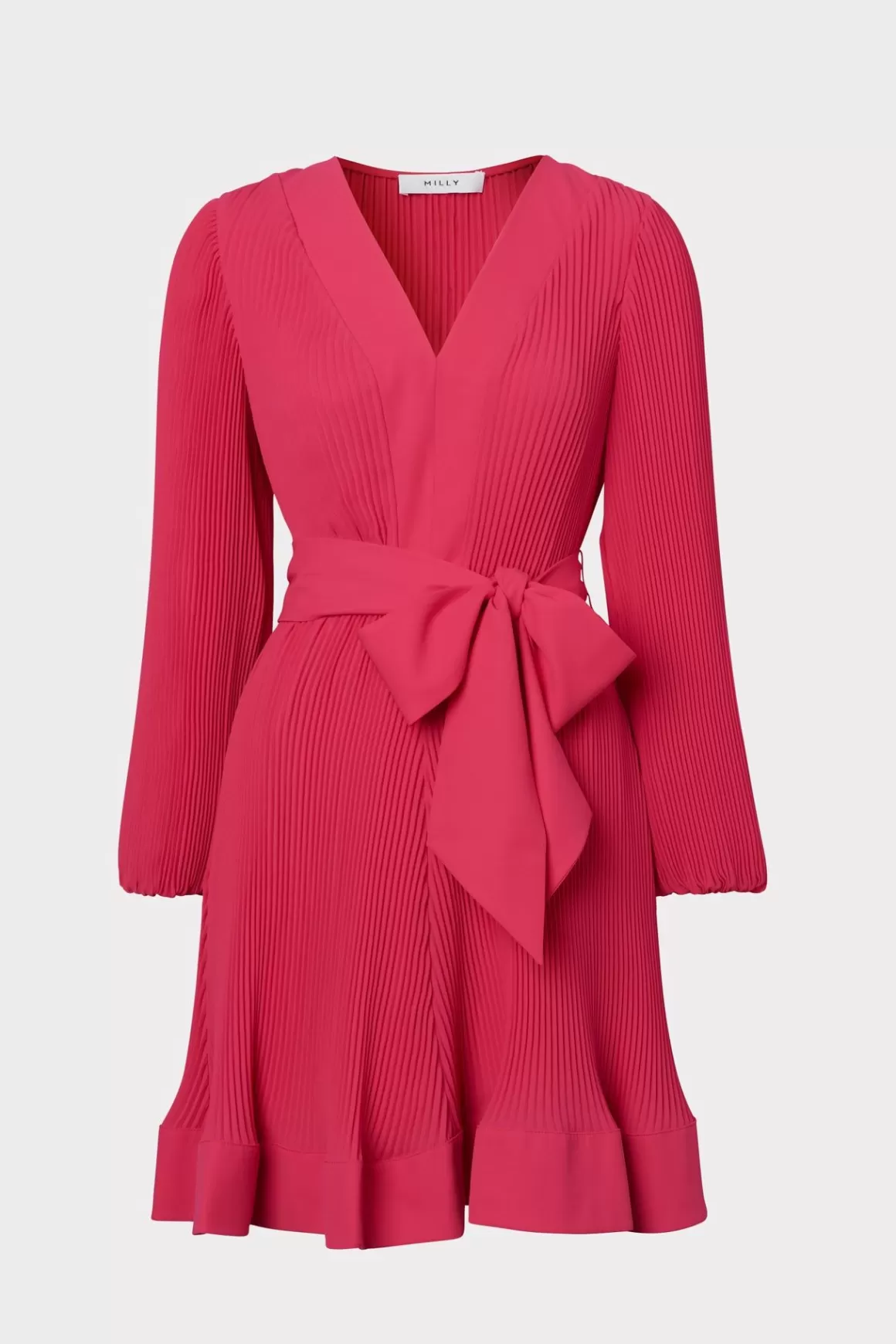 MILLY Jumpsuits & Rompers-Liv Pleated Dress Milly Pink