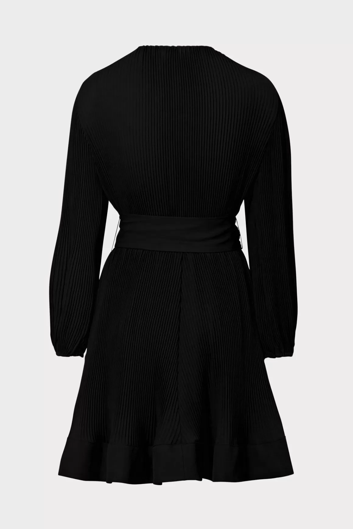 MILLY Guest Of Dresses-Liv Pleated Dress Black