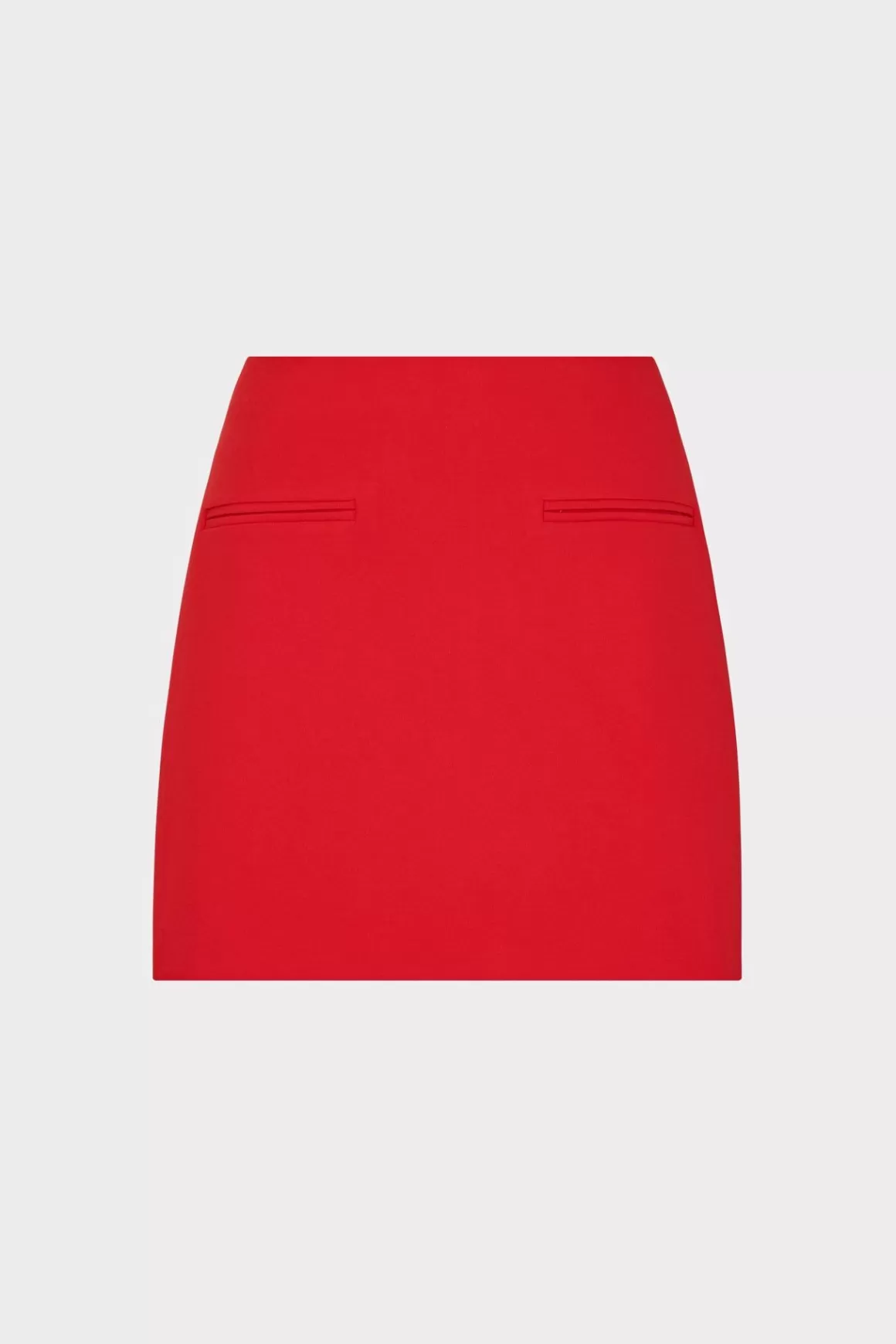 MILLY Skirts-Lizzy Cady Mini Skirt Red