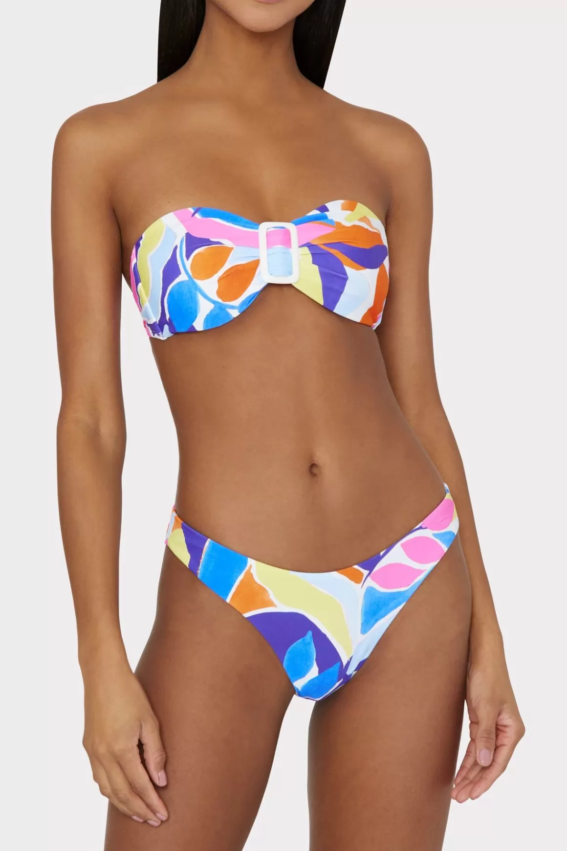 MILLY Bikinis-Margot Bikini Bottom Blue Multi