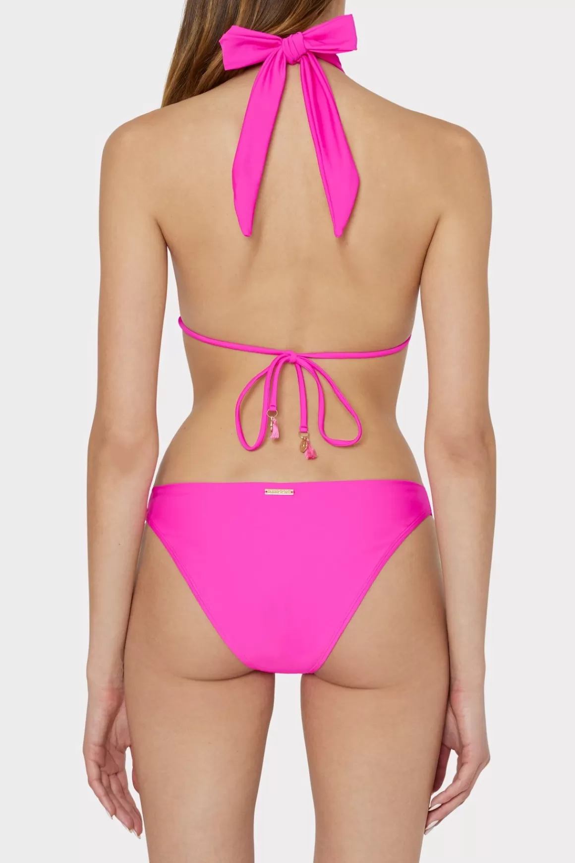 MILLY Jumpsuits & Rompers-Margot Bikini Bottom Milly Pink