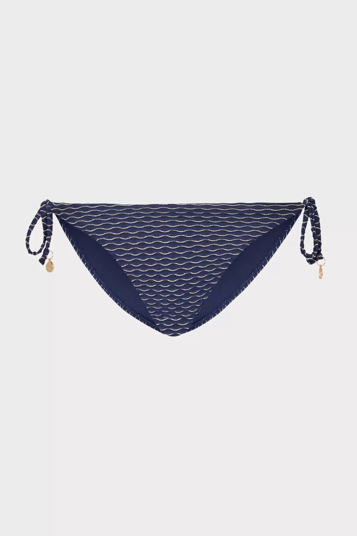 MILLY Bikinis-Millie String Bikini Bottom Navy