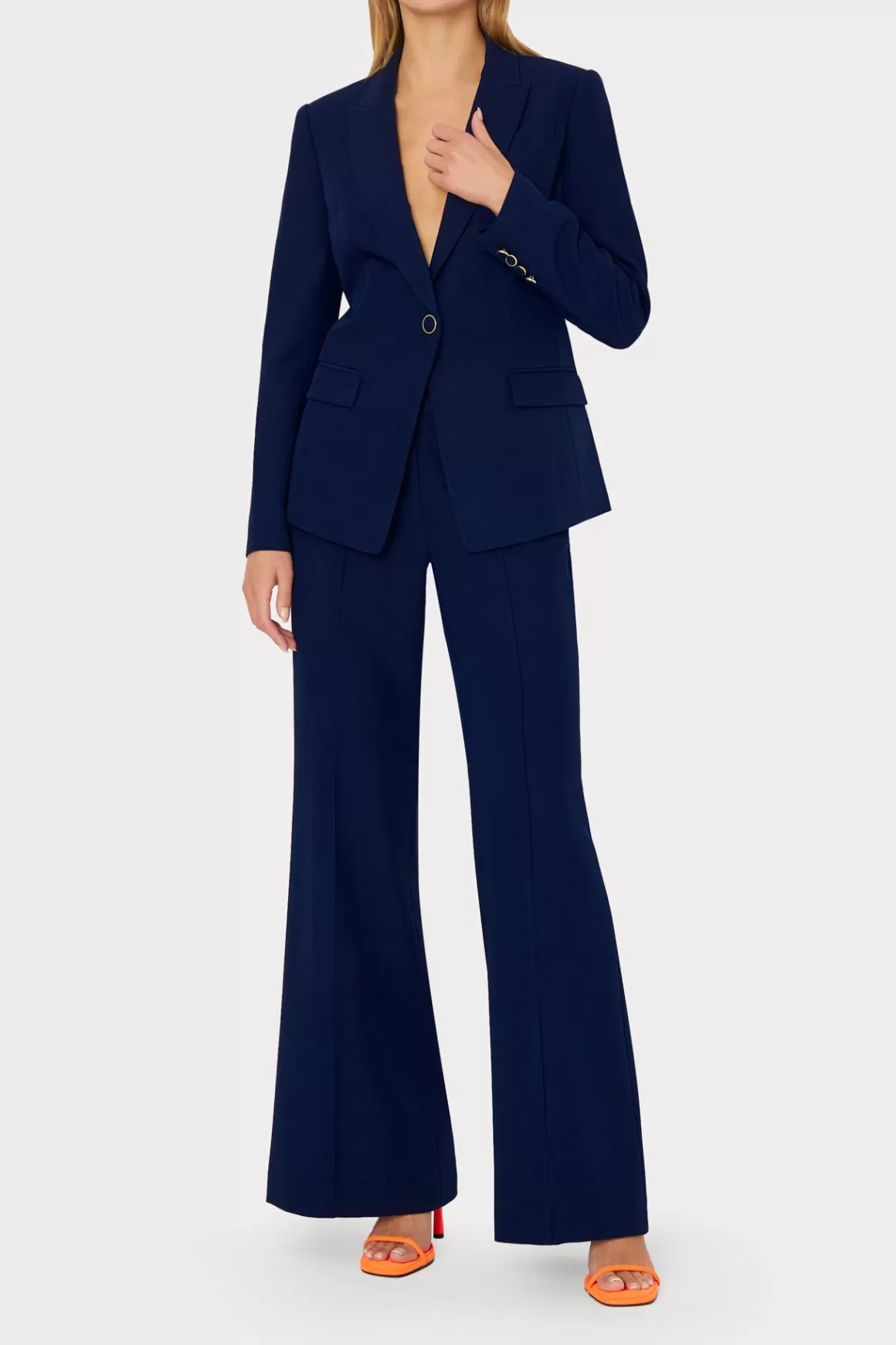 MILLY Jumpsuits & Rompers-Nash Cady Pants Navy