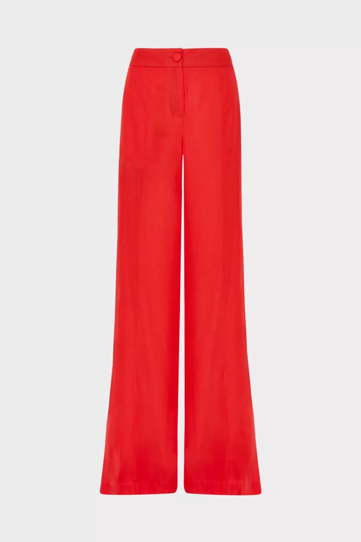 MILLY Pants-Nash Viscose Twill Pants Red