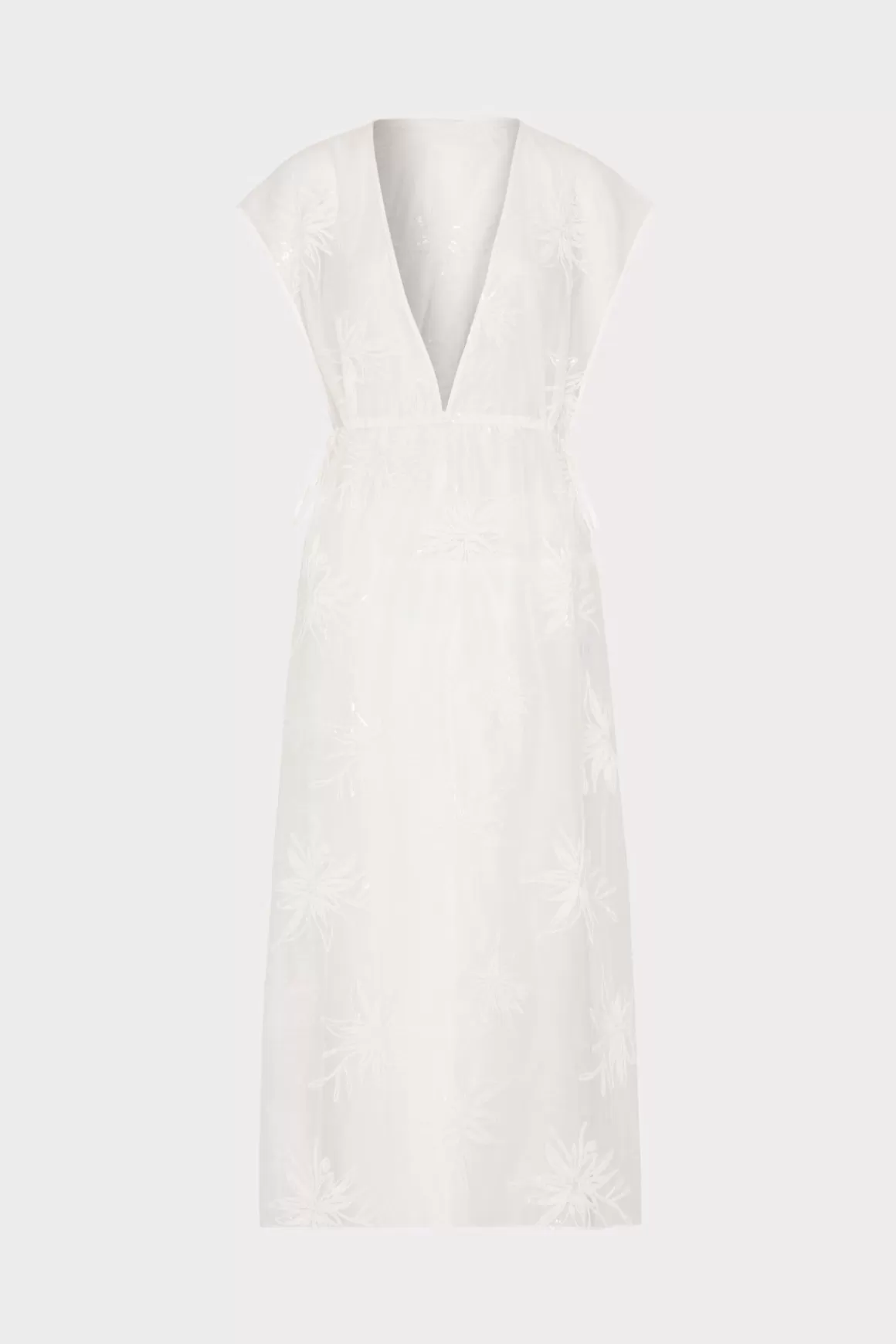 MILLY Cover-Ups-Organza Cover-Up White