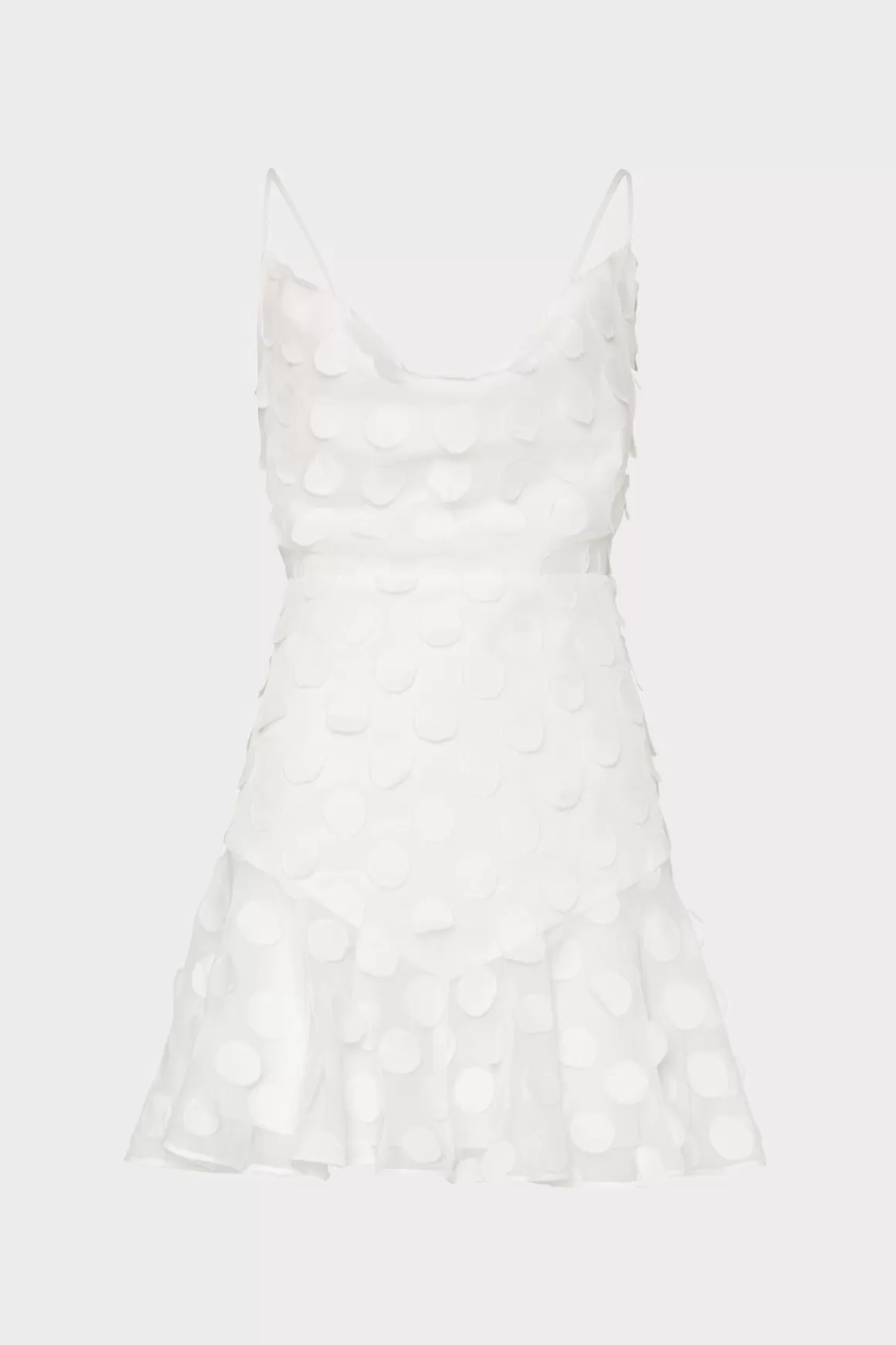 MILLY White Dresses-Osian 3D Circle Dress White