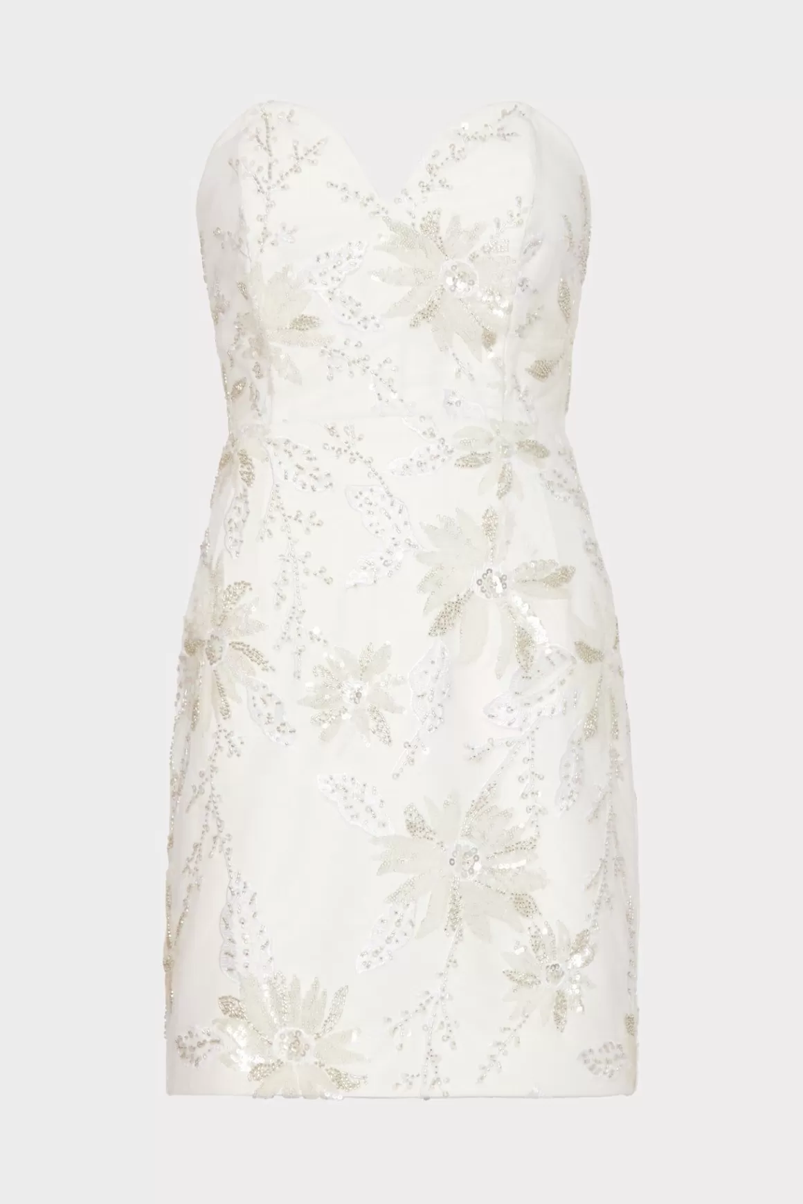 MILLY White Dresses-Ronni Cady Embroidery Dress White