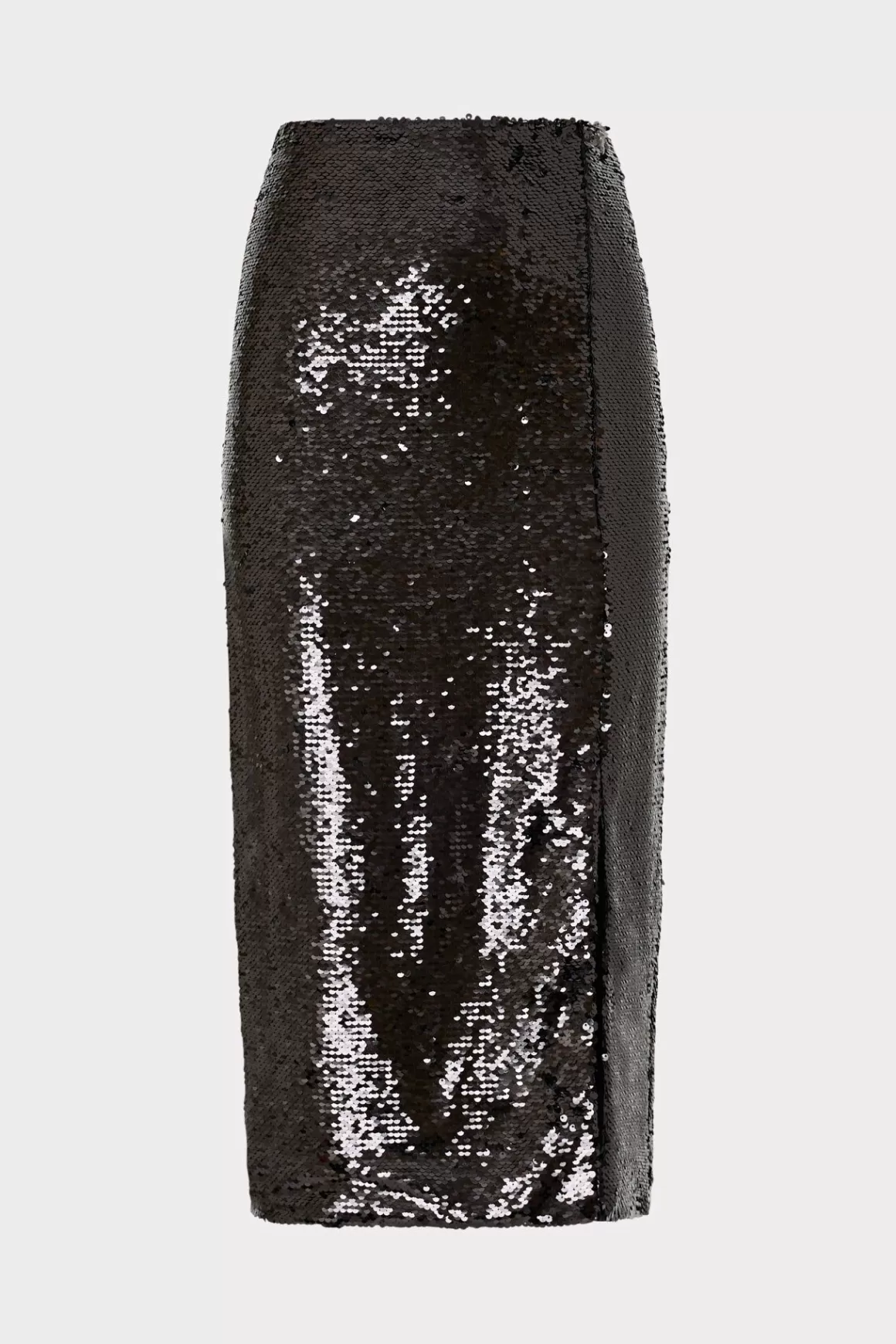 MILLY Skirts-Santanna 3D Sequins Skirt Black