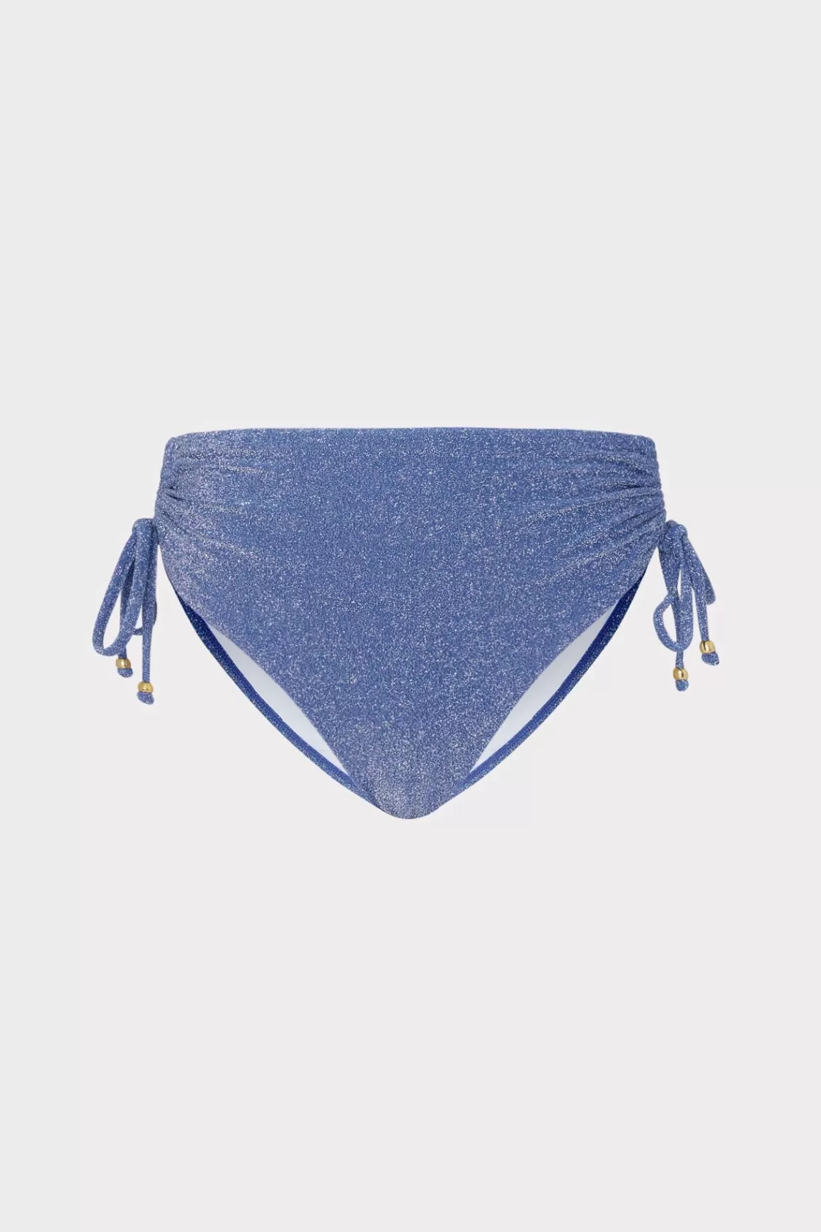 MILLY Bikinis-Shimmer Bikini Bottom Blue